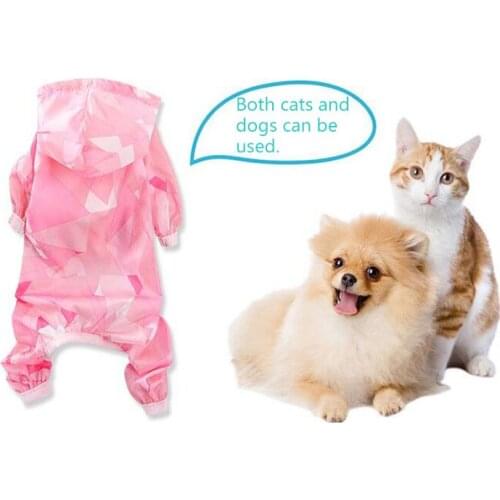 Summer Sun Protection Coat Clothing Dog Clothes Jumpsuit Four Feet Light And Breathable Teddy Puppy Pet Supplies Dog Jumpsuit