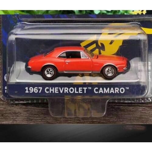 Diecast 1/64 Scale Chevrolet Camaro 1967 Muscle Car Model Collection Souvenir Ornaments Display Vehicle Toys Gift