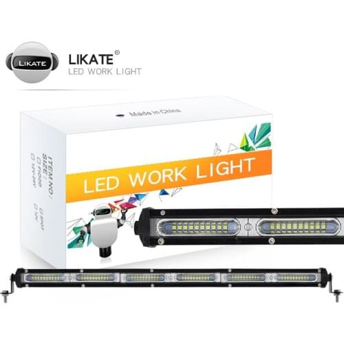 LKT 60 Light 180W Off Road Led Light Bar Slim Combo LED Driving Lights for 4x4 Truck SUV ATV Tractor Boat 12V 24V
