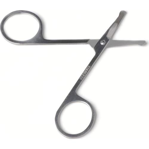 Fashion Stainless Steel Nose Hair Scissors Ear Facial Trimmers Cut Beauty Tool High Quality