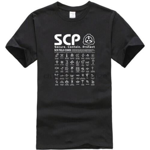 Scp Field Codes T-Shirt - Direct From Men T Shirt 2019 Summer 100% Cotton Casual Short Sleeve Tops Tee Bob Marley T Shi