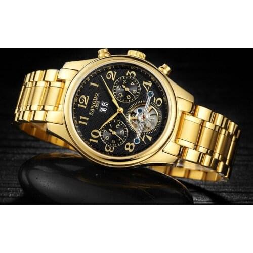 40mm Sangdo Luxury watches Automatic Self-Wind movement Sapphire Crystal High quality Mechanical Wristwatches Mens watch 0003