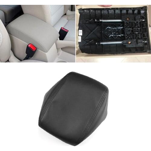 Soft Microfiber Leather Armrest Cover For VW Touran 2006 - 2012 Car Interior Center Control Armrest Box Skin Cover Sticker Trim