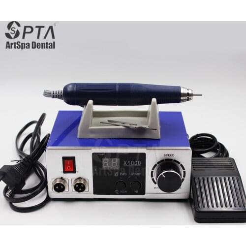 60,000 RPM Non-Carbon Brushless Aluminium Shell Dental Micro Motor With Dental Lab Handpiece