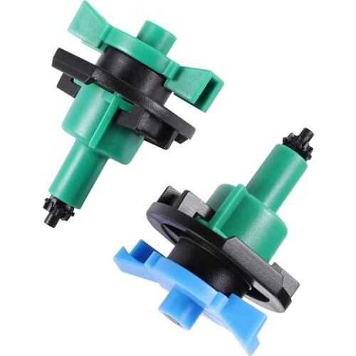6mm Rotary mist nozzle Garden Drip Irrigation 360 Angles Sprinkler Greenhouse Automatic Cooling Humidifying Sprayer 20 Pcs