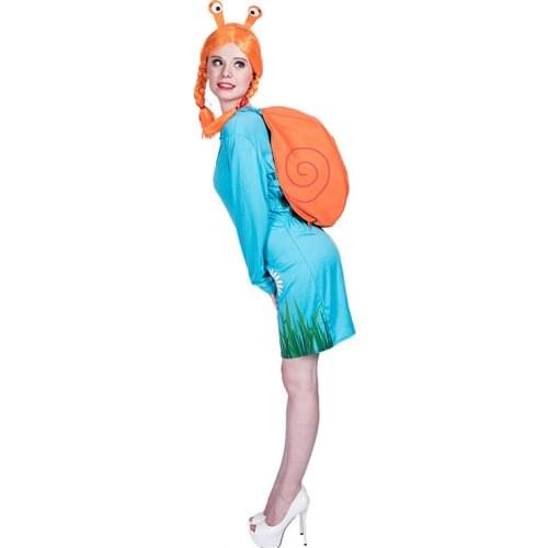 New Halloween Christmas adult women animal snail cosplay dress