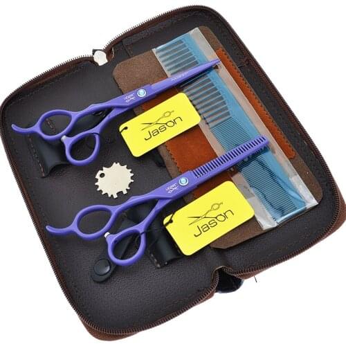 5.5" 6.0" Left Handed Hairdressers Scissors Hair Cutting Shears Thinning Scissors Japan Steel Professional Hair Scissors A0049D