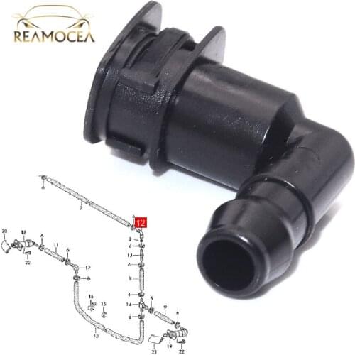 Reamocea Headlight Washer Connector Elbow 1J0955665E Fit For Audi A6 A4 A8 VW Beetle eetle Jetta Passat Golf Polo Touareg Tiguan
