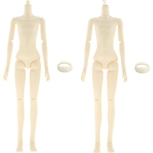 Flexible Movable Joints BJD Dolls 20 Joints Ball Jointed Dolls without Head Female Body for DIY Toy Making