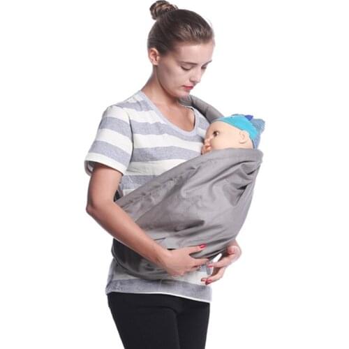 Baby sling, front-holding, four-season universal newborn sling, cross-holding nursing towel ring sling baby carrier baby wrap