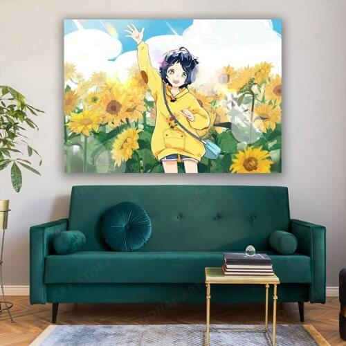 Modern decoration home anime poster Wonder Egg Priority Posters ai ohto figure Painting Art Canvas For Room living Home Decor
