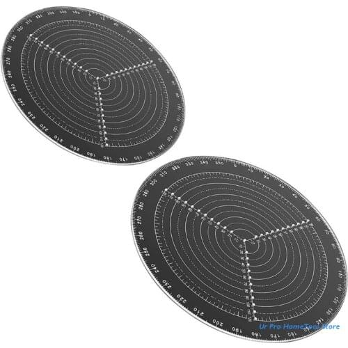 Woodturning Round Center Finder Woodworking Compass Circles Drawing Tool Acrylic Accurate Scale Centering Ruler 20/30CM