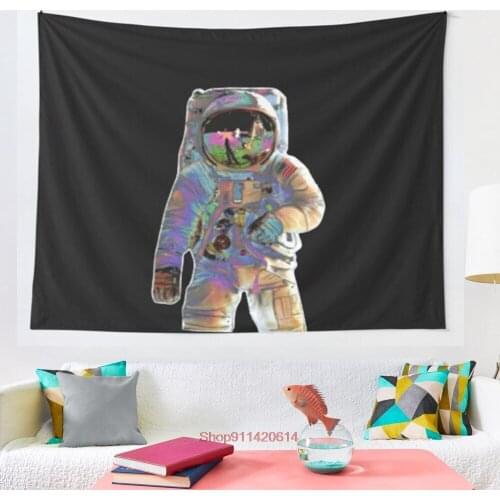 Trippy Astronaut tapestry Wall Hanging Boho Decor Psychedelic Wall Tapestry Abstract Carpet Wall Cloth Tapestries