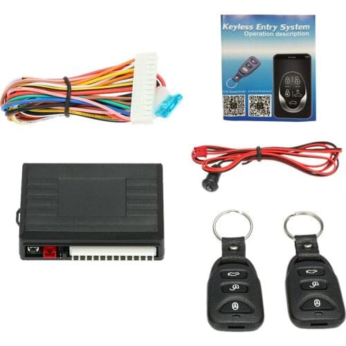 Universal Car Door Lock Trunk Release Keyless Entry System Central Locking Kit With Remote Control for bmw e46 e90 ford focus 2