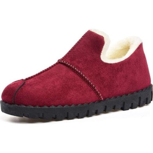 2020 Winter Women High Top Hot Plush Ankle Boots Woman Casual Shoes Lady Girls Platform Warm Boots Female Warm Botas Mujer Cheap