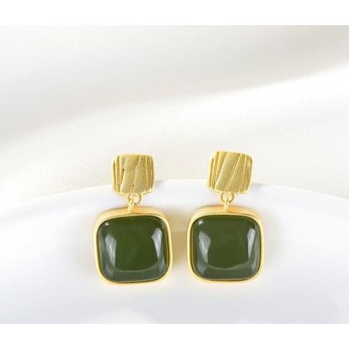 Eardrops Lady Temperament Short High-Grade round Face Suitable Ornament