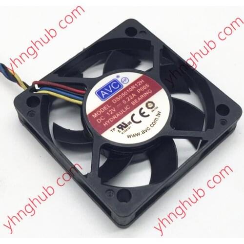 AVC DS05010R12H P005 DC 12V 0.22A 50x50x10mm 4-Wire Server Cooling Fan