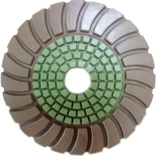 4 inch 5 inch 100mm 125mm Diamond Sun Floor Resin Polishing Pad for Granite Concrete