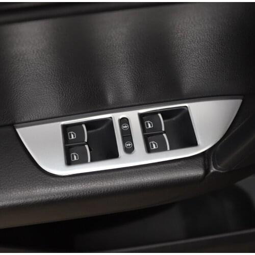 For Volkswagen Toureg 2011 to 2018 Glass switch sequin lifting panel decorative frame