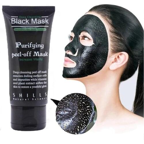 Dead Sea Mud Facial Blackhead Remover Mask Cream Skin Care Shrink Pores Acne Black Head Removal Nose Deep Cleansing Masks