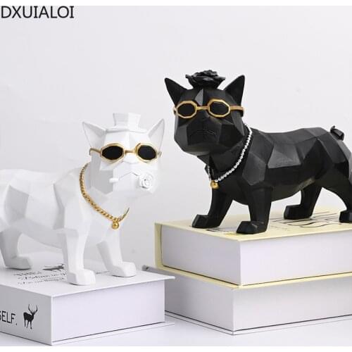 Nordic style cute dog ornaments and creative crafts, study desktop personalized small ornaments, home decor accessories DXUIALOI