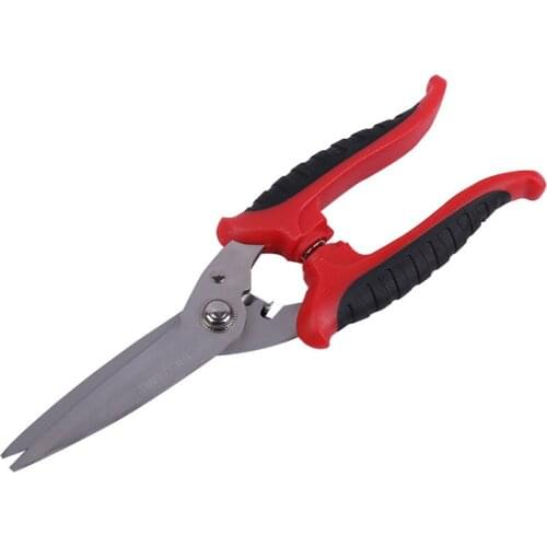 1 Pcs Hi-spec Multitool Electrician Scissors Stainless Steel Shears Groove Cable Wire Cutter Thin Plate Hand Tools Tesoura High