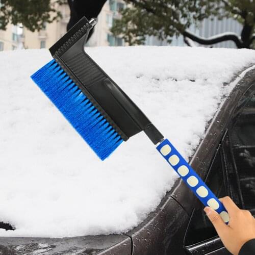 New Car Snow Brush Ice Scraper Portable Snow Removal Broom Ice Scraper Durable Retractable Snow Shovel Tool with Brush Hot Sale