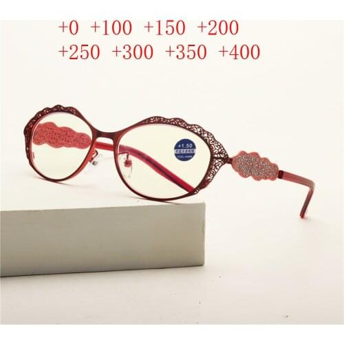 2020 new female Blue Light Blocking Presbyopia Computer Reading Glasses For Women Presbyopia Eyewear for Readers NX