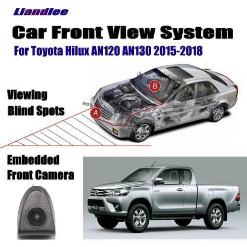 Car Front LOGO Grill Camera For Toyota Land Cruiser Prado J150 2009-2018 Not Reverse Rearview Parking Camera Wide Angle