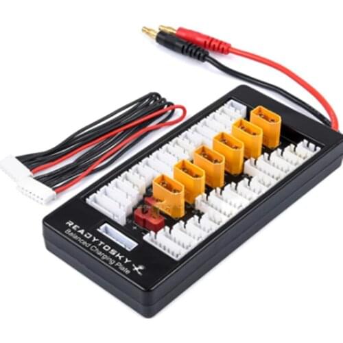 XT60 / T Parallel Charging Adapter Board 2-6s Lipo batteries Charger Plate for Imax B6 B6AC T-plug Deans Charge board