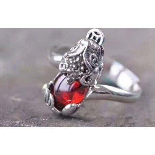 S925 Silver Ring brave lucky ring