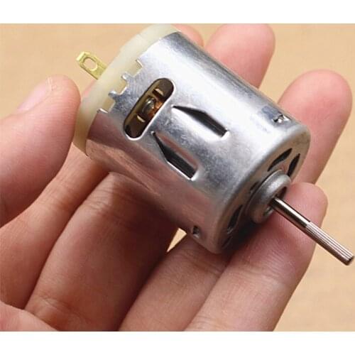 1PC DIY Electric Machinery DC14.4v 4500rpm 43ma Micro Motor With Knurled Shaft Generator 14.4-36v 4500rpm-10500rpm