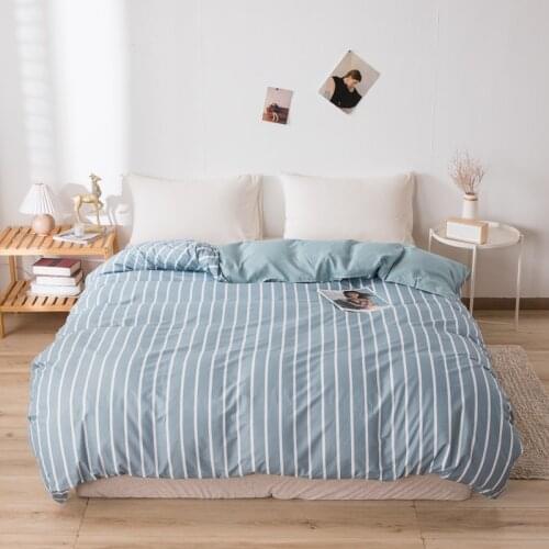 Fashion Vertical Stripes Pattern Duvet Cover 1pc Quilt Cover Comforter Blanket Case 150*200cm 180*200cm 200*230cm 220*240cm Size