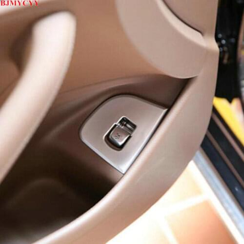 BJMYCYY Automobile tailgate switch button ABS decorative frame for Mercedes Benz E E200L E300L E320L W213 2016-2019