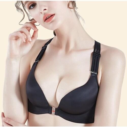 Plus size bras for women sexy wide bras side gathering large cup underwear lingerie soft bralette lingerie