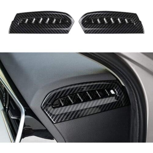 Side Air Vent Trims Wind Outlet Cover Trim Sticker for Toyota Camry 2018 2019 2020 Car Accessories (2Pcs)