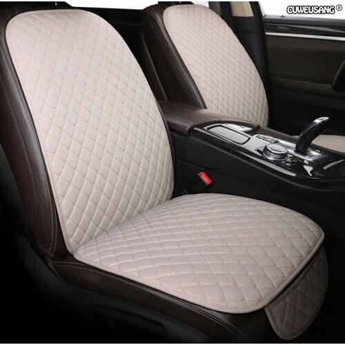 CUWEUSANG flax car seat covers For Peugeot 106 201 205 206 207 2008 3008 301 306 307 308 405 406 407 4008 5008 seat cover cars