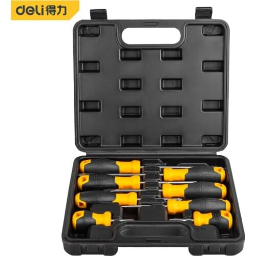 DL260008 8Pcs Magnet Screwdriver Set Phillips Flathead Hand Tools Professional Screw Driver Set Tool Box Set