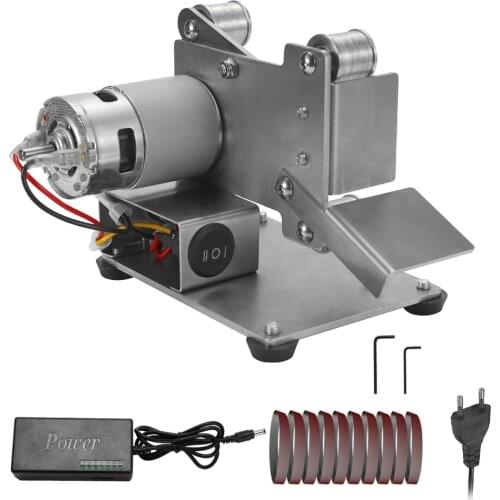 Multifunctional Grinder Mini Electric Belt Sander DIY Polishing Grinding Machine Cutter Edges Sharpener polishing machine