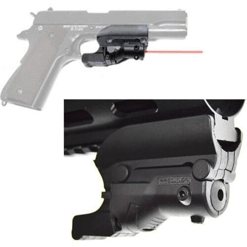 FIRECLUB Tactical Hunting 5mw Red Laser Sight Scope Red Dot Sight For 1911 Pistol Airsoft with Lateral Grooves