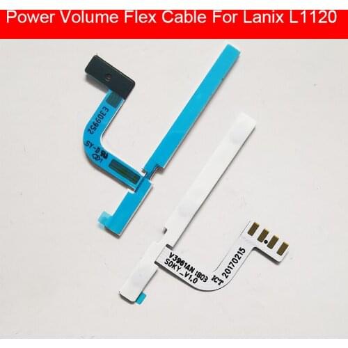 Power & Volume Flex Cable For LANIX ILIUM L1120 Side Key Button Switch Control Flex Ribbon Cable Replacement Repair Parts