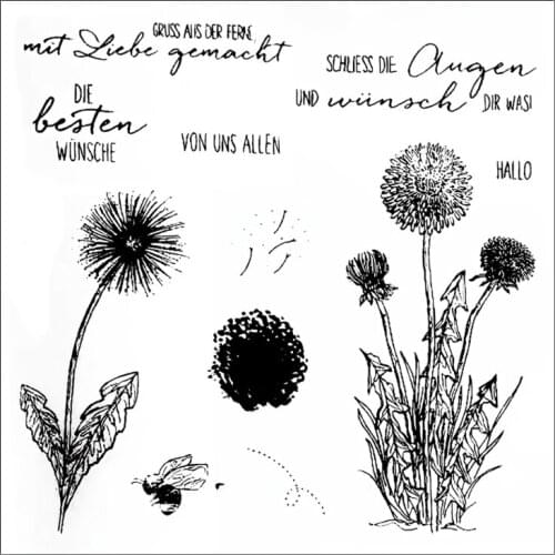 H55A German Silicone Clear Seal Stamp DIY Scrapbooking Embossing Photo Album Decorative Paper Card Craft