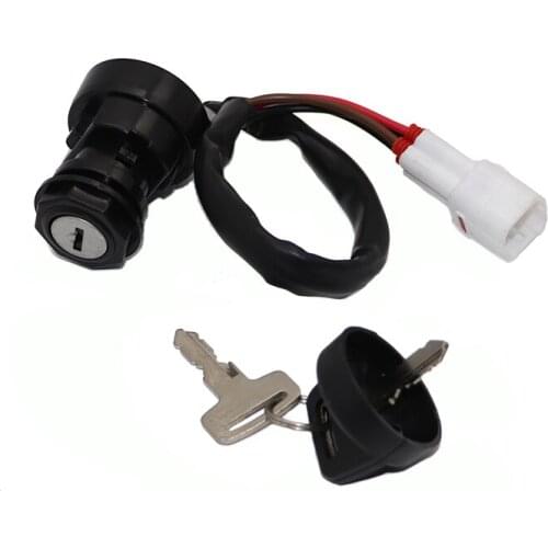 ATV Ignition Key Switch For Yamaha Warrior BIG BEAR YFM350 BANSHEE YFZ350 KODIAK YFM400 4WD RAPTOR YFM50 YFM80 WOLVERINE YFM350
