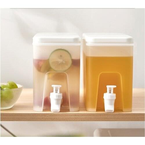 3.5L Refrigerator Cold Kettle with Faucet Household Lemonade Bottle Beverage Utensils Cold Water Bottle Container Teapot Kettle