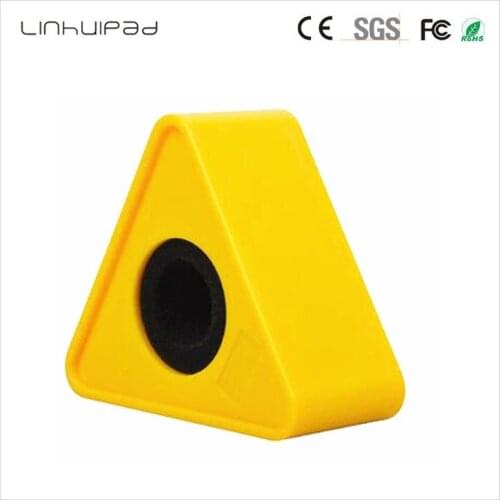 Linhuipad Triangular Interview Mic Microphone Logo Flag Station Stick Lables 41mm Hole ABS Injection Molding