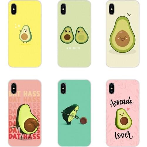 Cute cartoon avocado Accessories Phone Cases Covers For Samsung Galaxy A3 A5 A7 A9 A8 Star A6 Plus 2018 2015 2016 2017