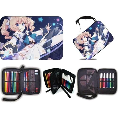MERCHANDMANIA KAWAII CLERIGA case Video Game school ANIME school boy girl pens custom pens offer