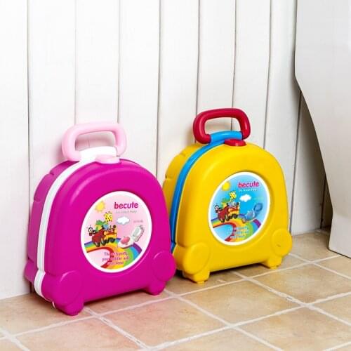 New Baby Potties children travel small portable Kids toilet essential outdoor squat Car potty trainers seat toilet 2 Colors