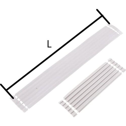 50pcs 6 Pin 2.54 mm Pitch Grey Flat Cable 24 AWG UL2651 Wire solder Length 50 60 80 100 150 200 300 mm 300V 105 Deg. 7x0.2 TC