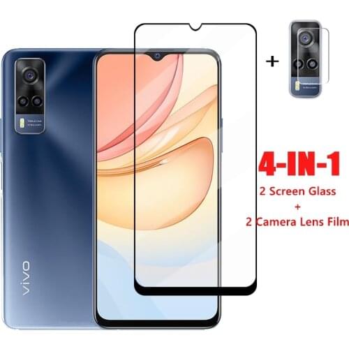 Full Glass For Vivo Y53s 4G Screen Protector For Vivo Y53s 4G Tempered Glass HD Phone Protective Glass Camera Film ForY53s 4G